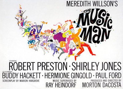 Poster "The Music Man". 