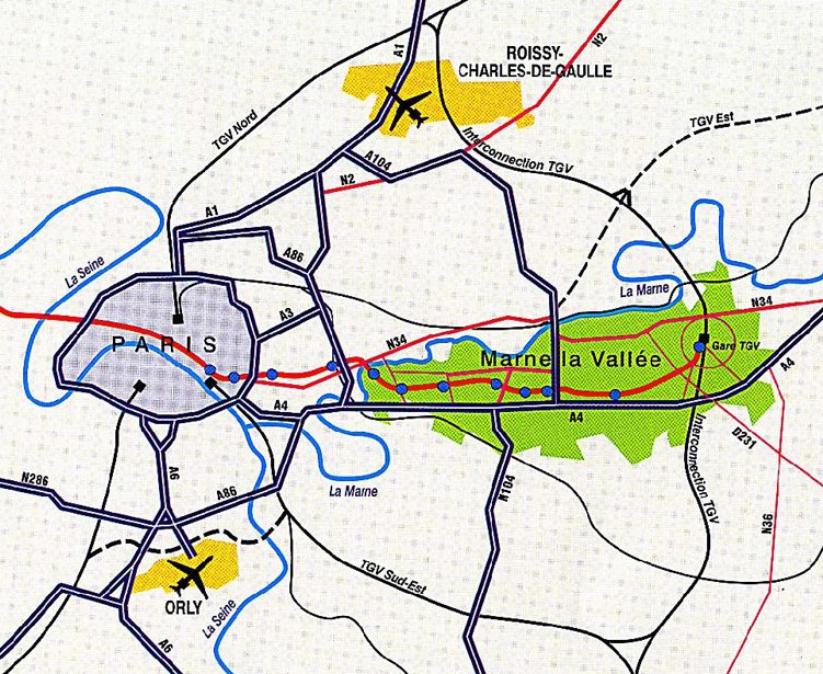 Euro Disney Resort Site Selection & Master Plan Designing Disney